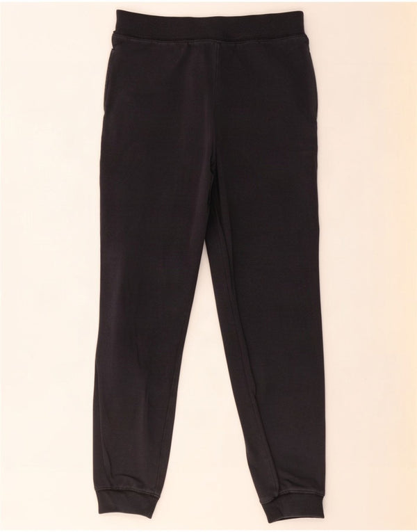 Jack Wills Womens Tracksuit Trousers Joggers UK 10 Small Black Colourblock