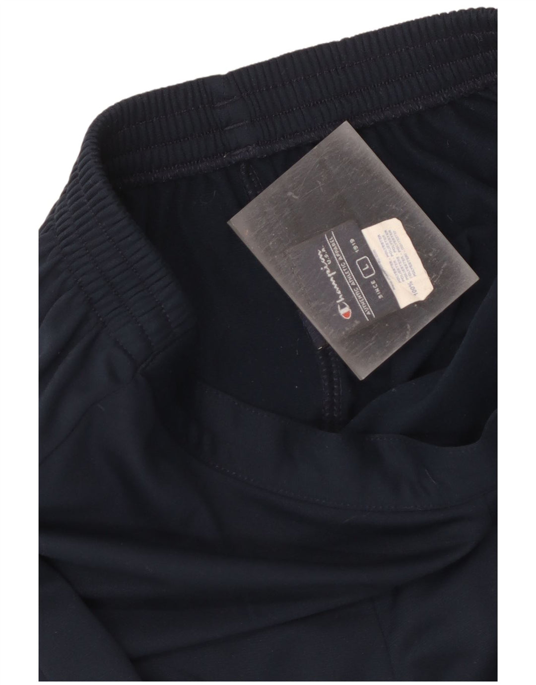 Champion Boys Tracksuit Trousers 11-12 Years Large Navy Blue Polyester