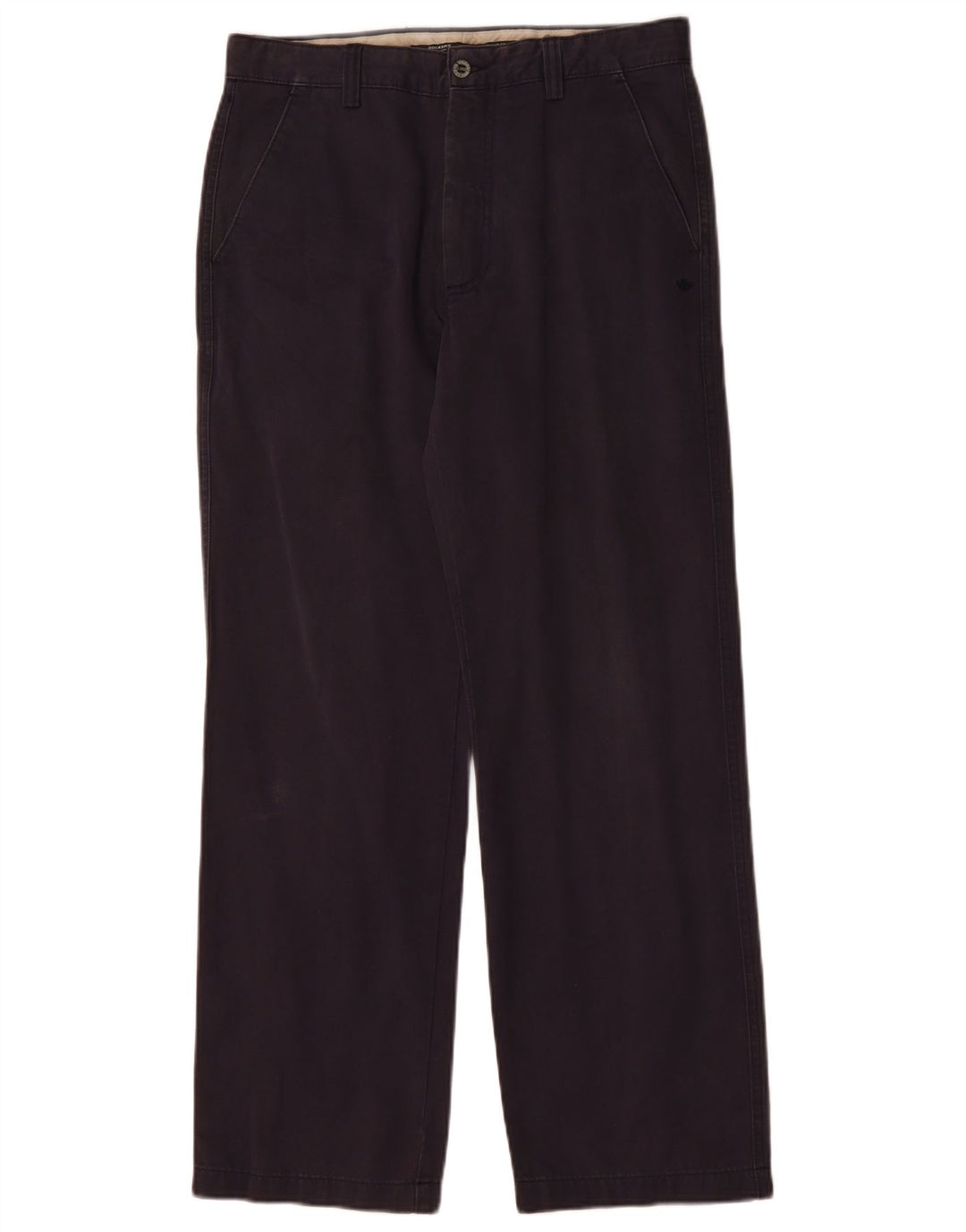 DOCKERS Mens Straight Chino Trousers W30 L30 Navy Blue