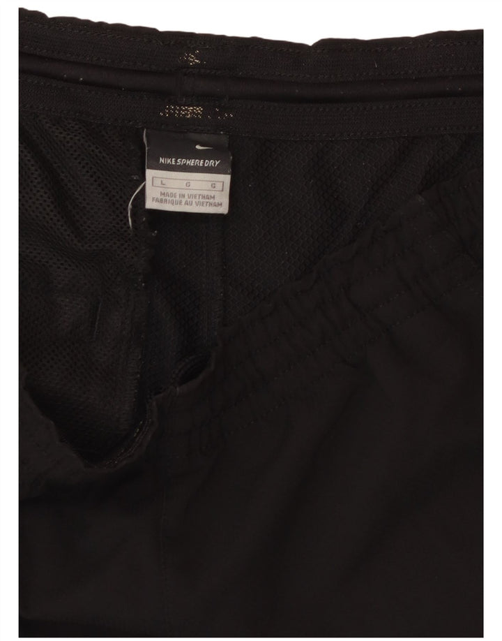 NIKE Mens Sport Shorts Large  Black Colourblock