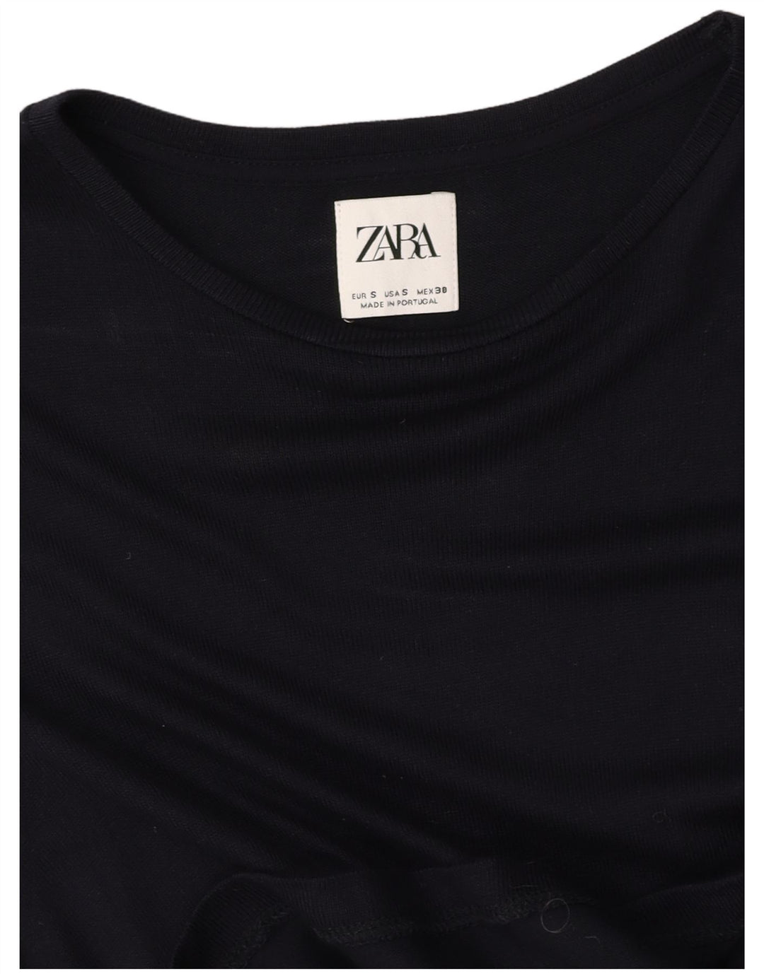 ZARA Mens T-Shirt Top Small Black