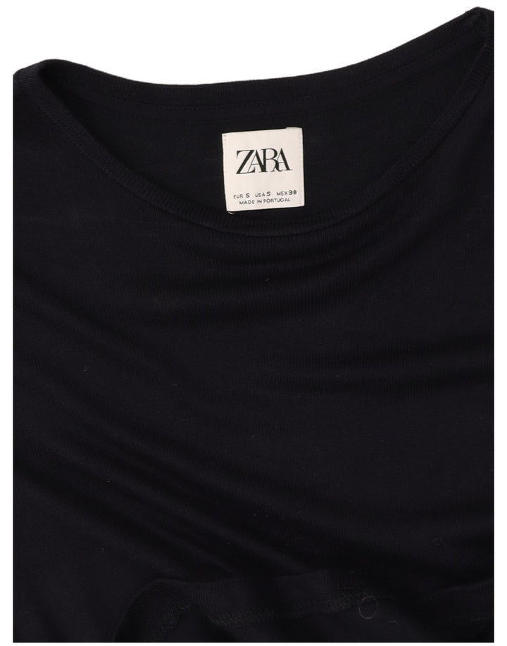 ZARA Mens T-Shirt Top Small Black