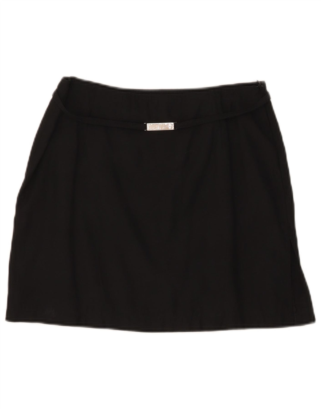 Moschino Womens Mini Skirt IT 40 Small W27 Black Acetate
