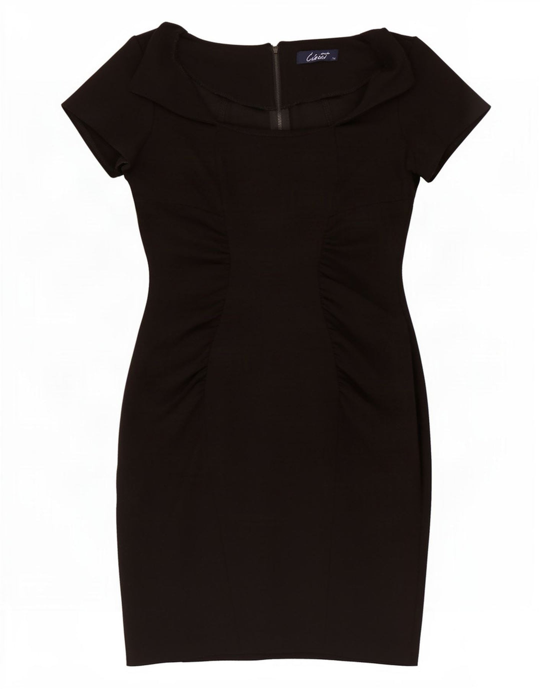 CLOSET Womens Sheath Dress UK 14 Medium Black Polyester