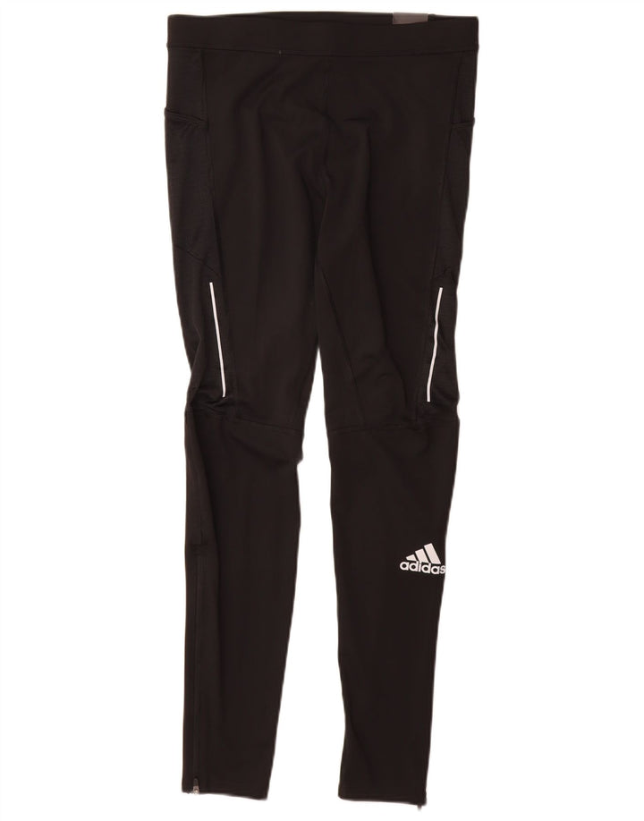Adidas Womens Aeroready Leggings UK 12 Medium  Black Polyester