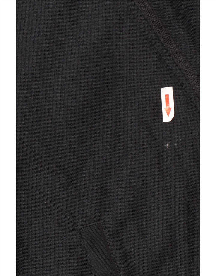 Nike Mens Dri Fit Tracksuit Top Jacket Large Black Polyester