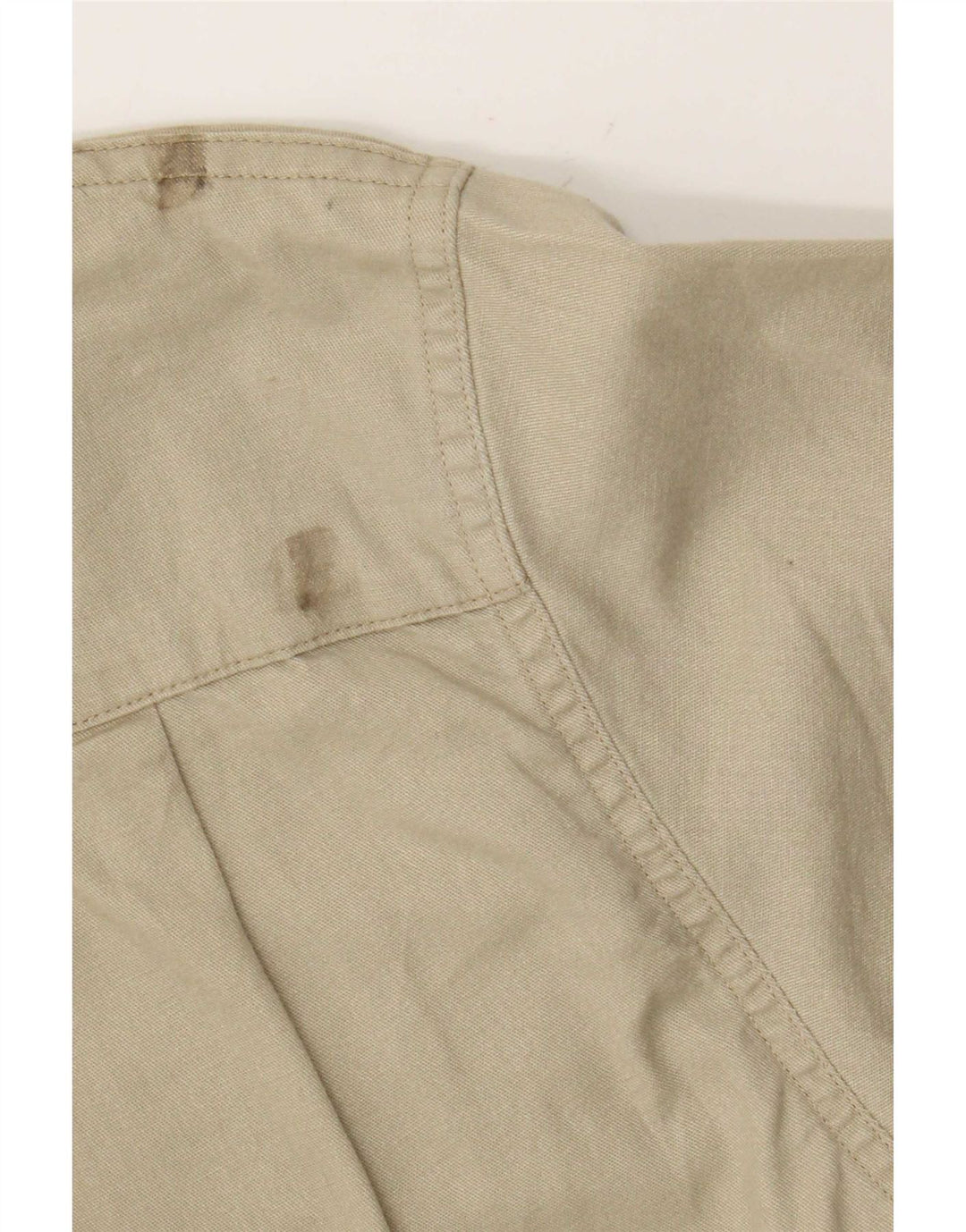 Wrangler Mens Short Sleeve Shirt XL Khaki Cotton