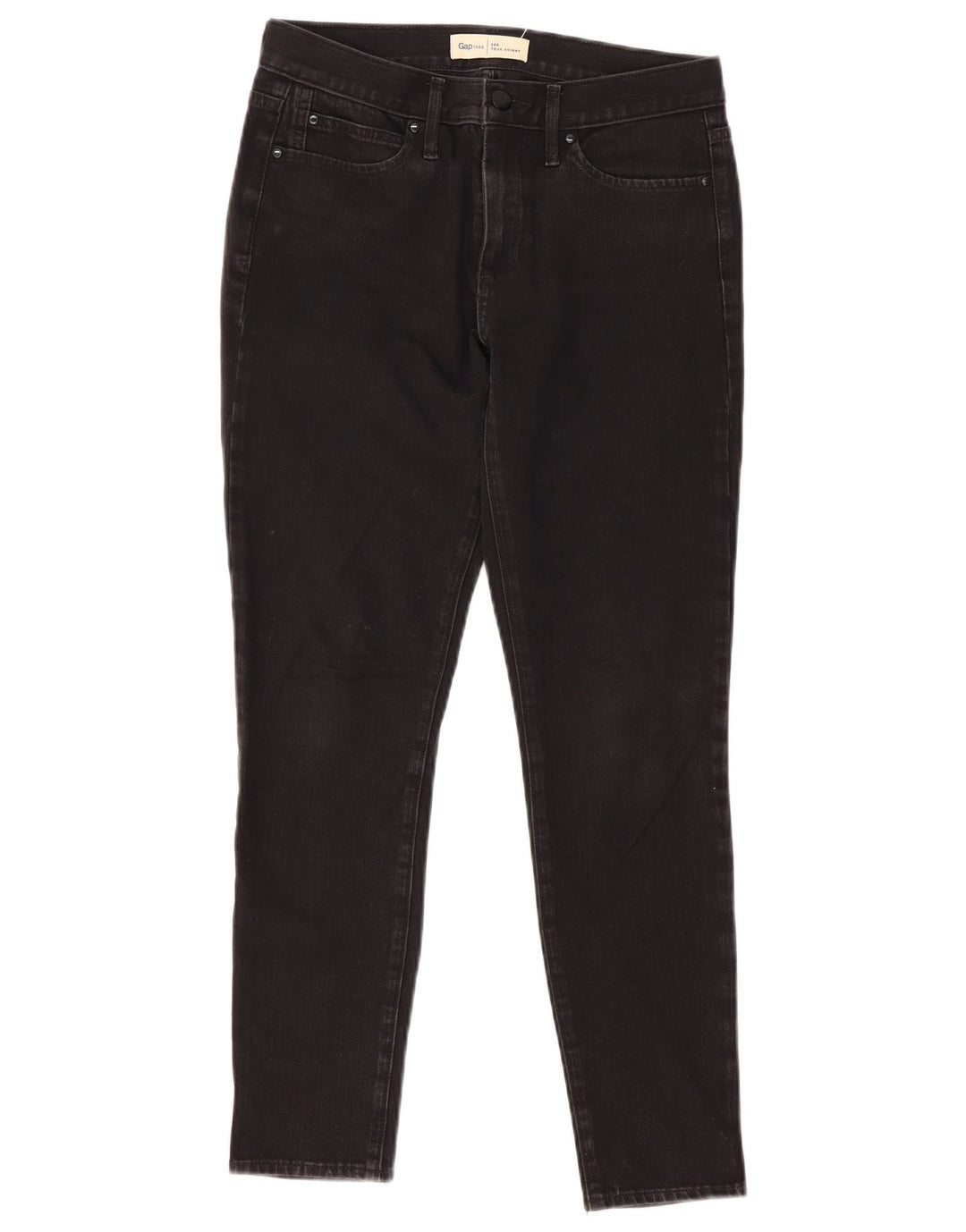 Gap Womens Skinny Jeans W28 L28 Black Cotton