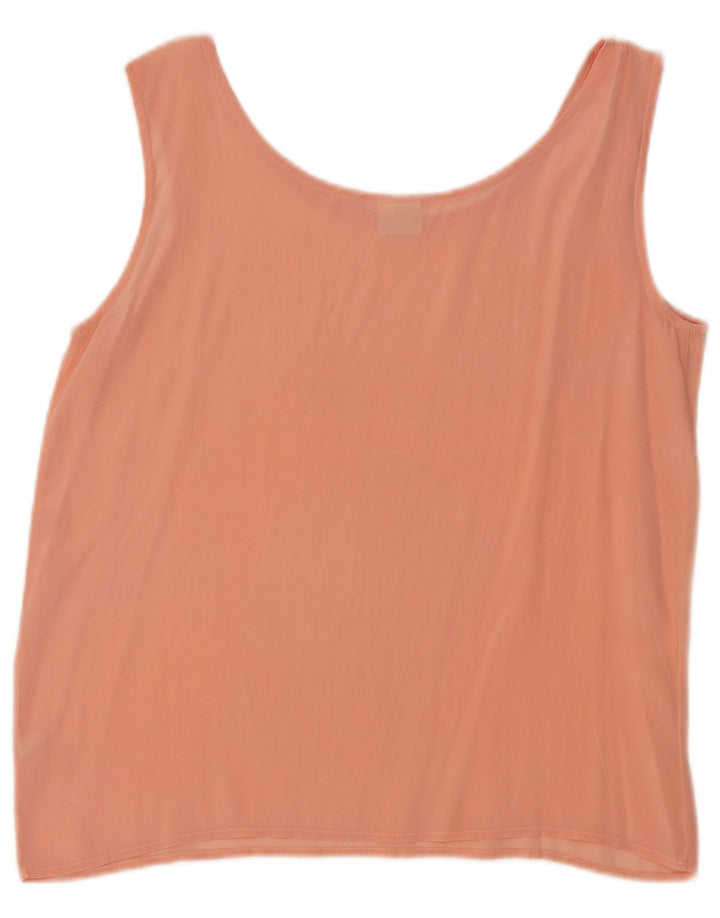 Vintage Womens Vest Top IT 44 Medium Pink