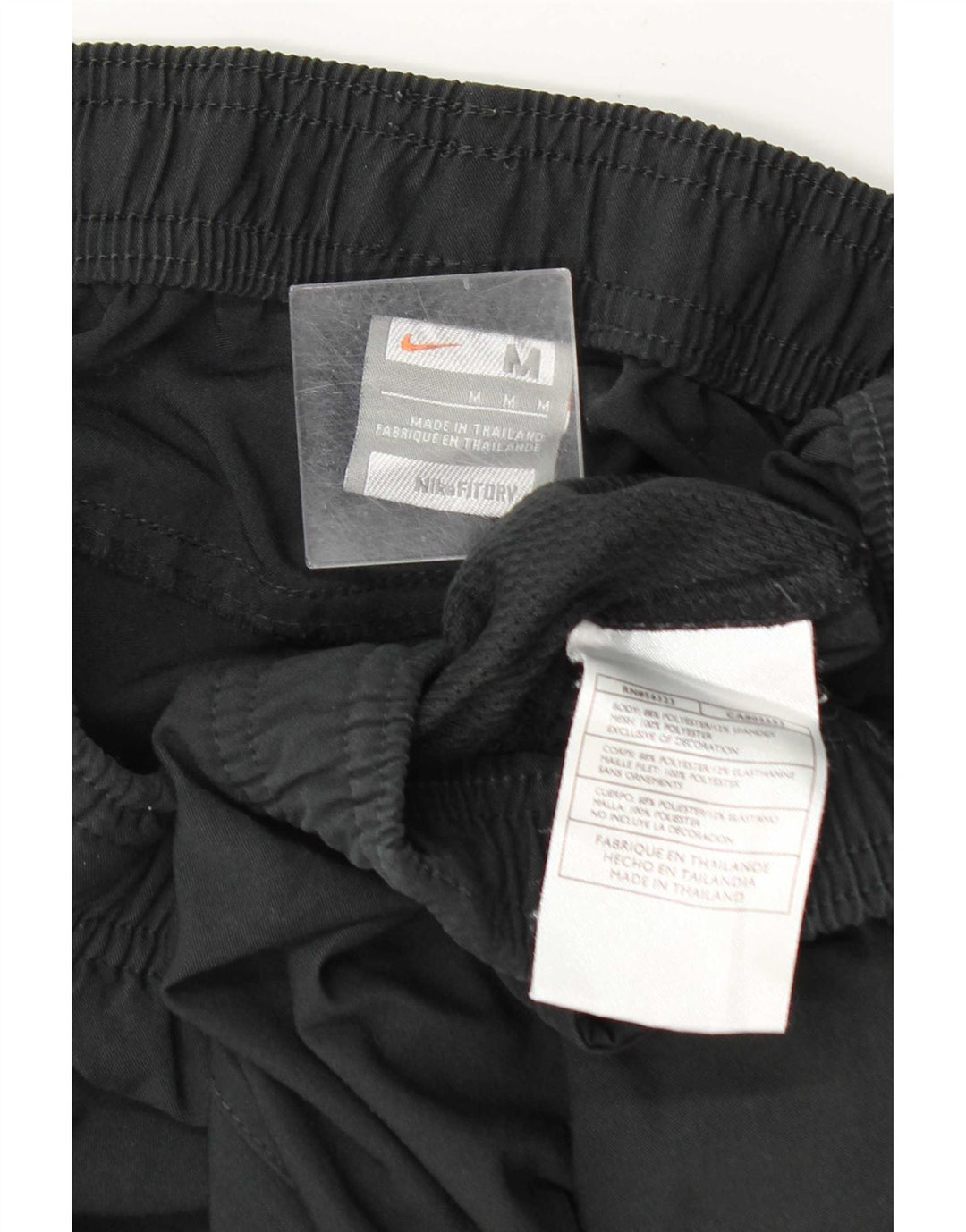 Nike Mens Tracksuit Trousers Medium Black Polyester