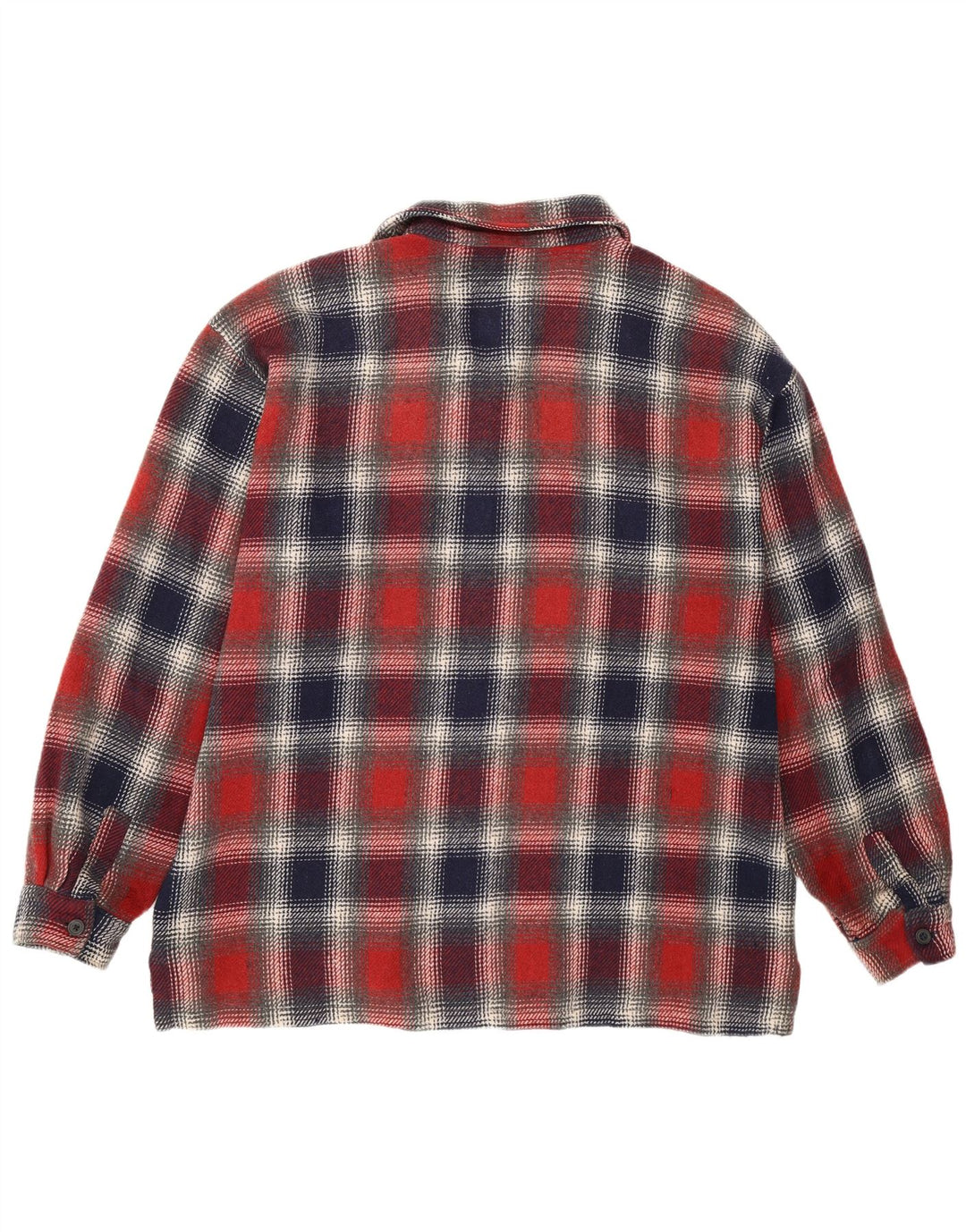 Chewan Mens Checked  Overshirt Shirt XL Red Check