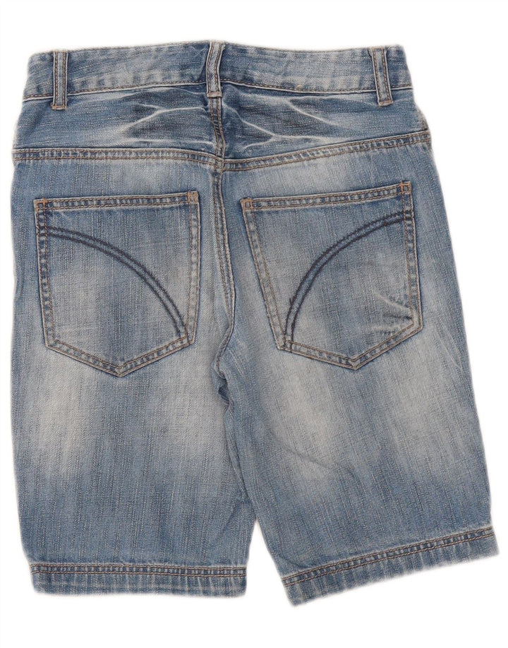 Benetton Boys Denim Shorts 12-13 Years Large W28 Blue