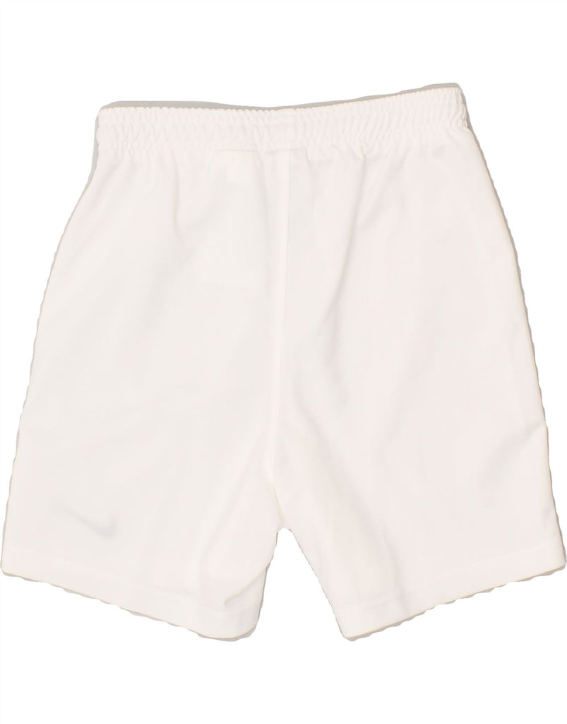 NIKE Boys Sport Shorts 10-11 Years Medium  White Polyester | Vintage Nike | Thrift | Second-Hand Nike | Used Clothing | Messina Hembry 