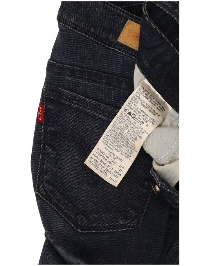 Levi's Womens Slim Jeans W27 L32 Navy Blue Cotton