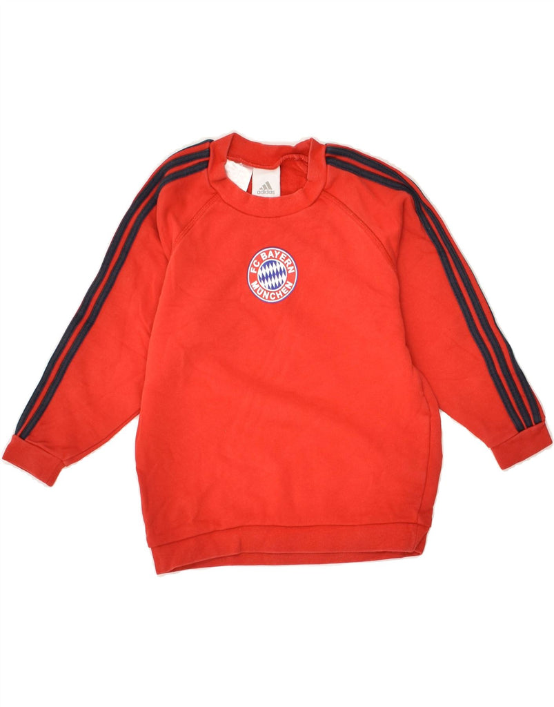 ADIDAS Boys Sweatshirt Jumper 4-5 Years Red Cotton | Vintage Adidas | Thrift | Second-Hand Adidas | Used Clothing | Messina Hembry 