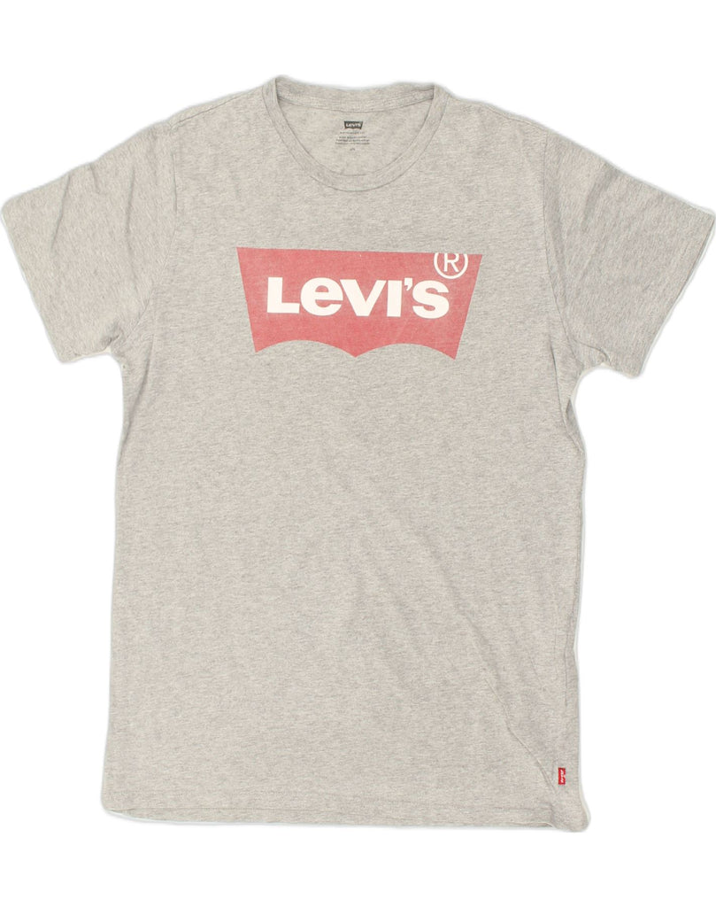 LEVI'S Mens Graphic T-Shirt Top Large Grey Cotton | Vintage Levi's | Thrift | Second-Hand Levi's | Used Clothing | Messina Hembry 