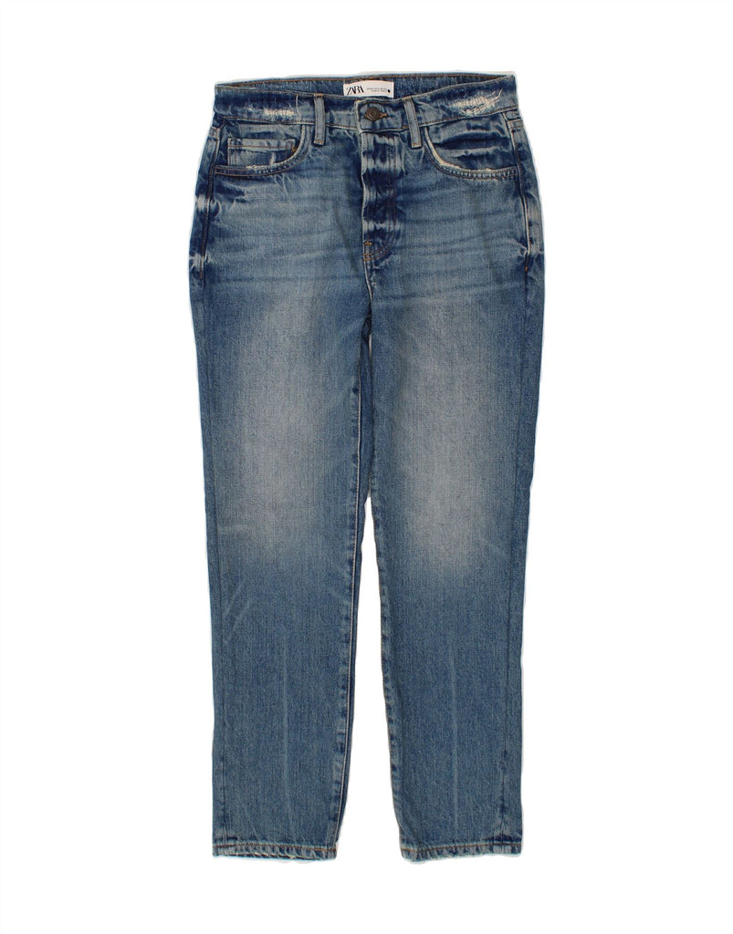 ZARA Womens Skinny Jeans EU 34 XS W24 L28 Blue Cotton Vintage Zara and Second-Hand Zara from Messina Hembry 