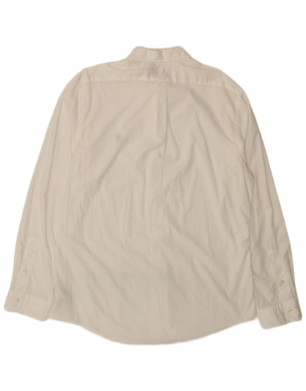 Ralph Lauren Mens Slim Fit Shirt Size 17/12 XL White Cotton