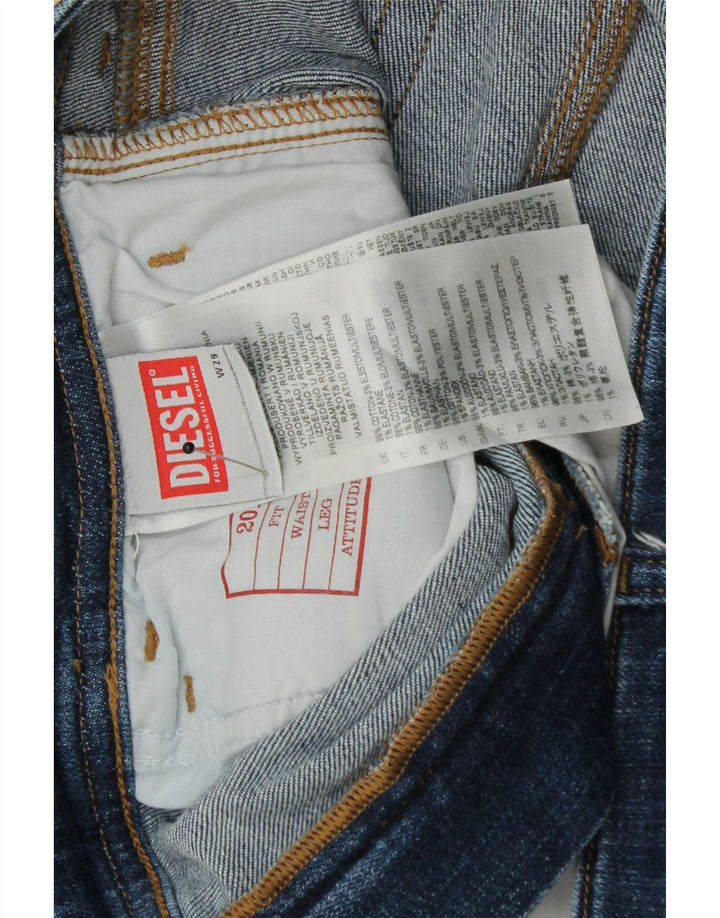 DIESEL Womens Skinny Jeans W29 L28 Blue Cotton Vintage Diesel and Second-Hand Diesel from Messina Hembry 
