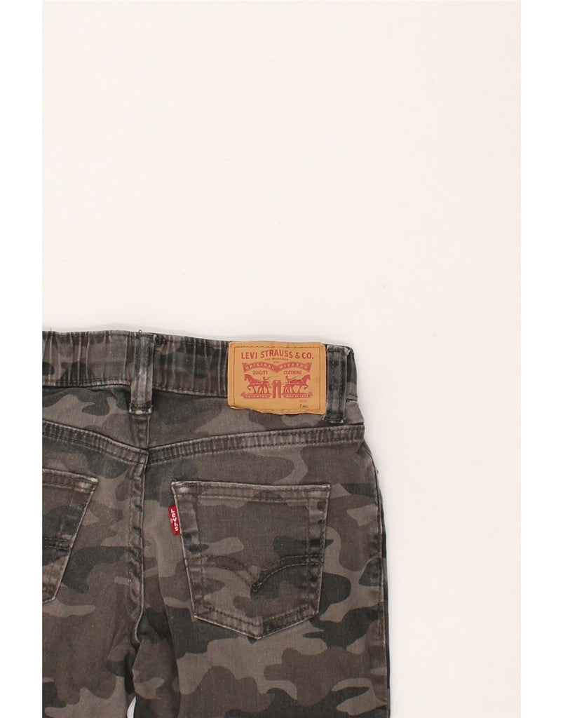 LEVI'S Boys Joggers Trousers 6-7 Years W20 L17 Grey Camouflage Cotton | Vintage Levi's | Thrift | Second-Hand Levi's | Used Clothing | Messina Hembry 