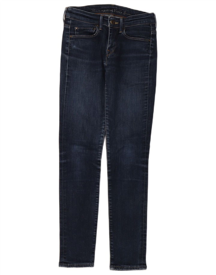 Levi's Womens Skinny Jeans W28 L30 Blue Cotton
