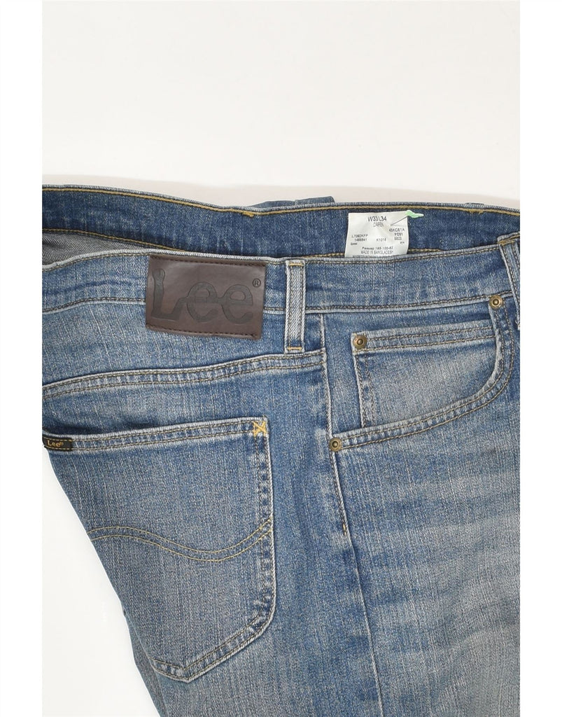 LEE Mens Slim Jeans W33 L34 Blue Cotton | Vintage Lee | Thrift | Second-Hand Lee | Used Clothing | Messina Hembry 