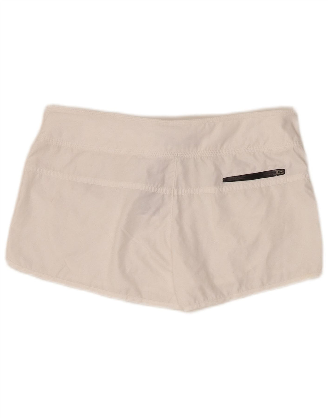 Nike Womens Sport Shorts UK 10 Small White Polyester
