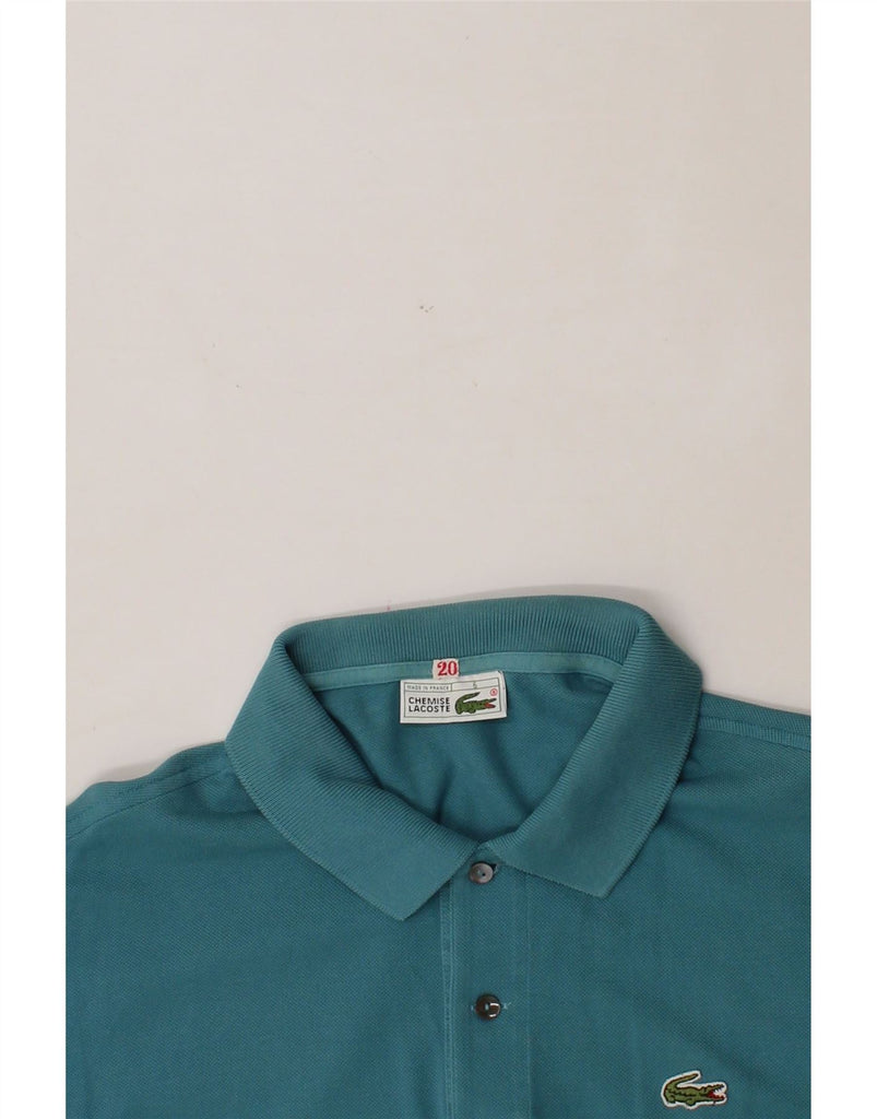 LACOSTE Mens Polo Shirt Size 6 XL Green Cotton Vintage Lacoste and Second-Hand Lacoste from Messina Hembry 