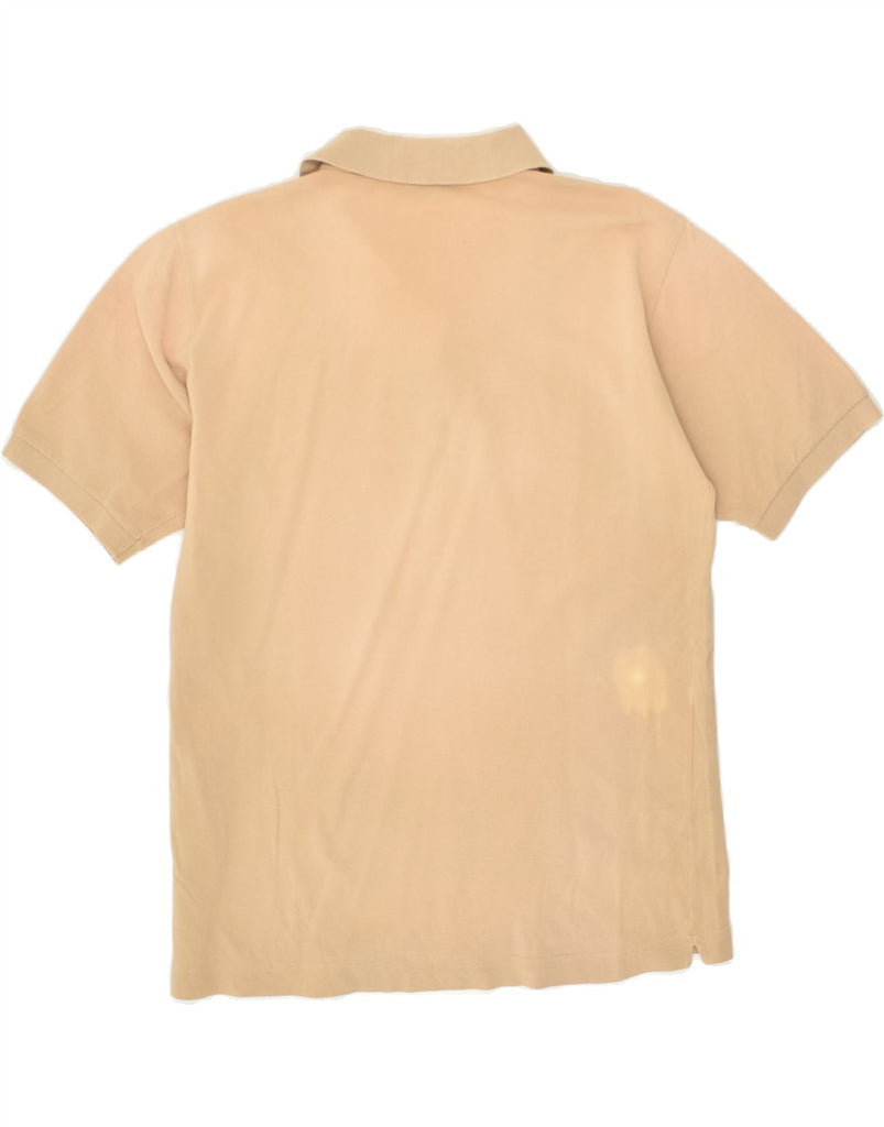 KAPPA Mens Polo Shirt Medium Beige Cotton | Vintage Kappa | Thrift | Second-Hand Kappa | Used Clothing | Messina Hembry 