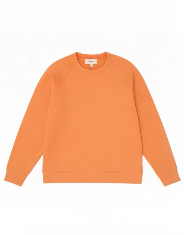 Marks & Spencer Mens Sweatshirt Jumper Medium Orange Cotton