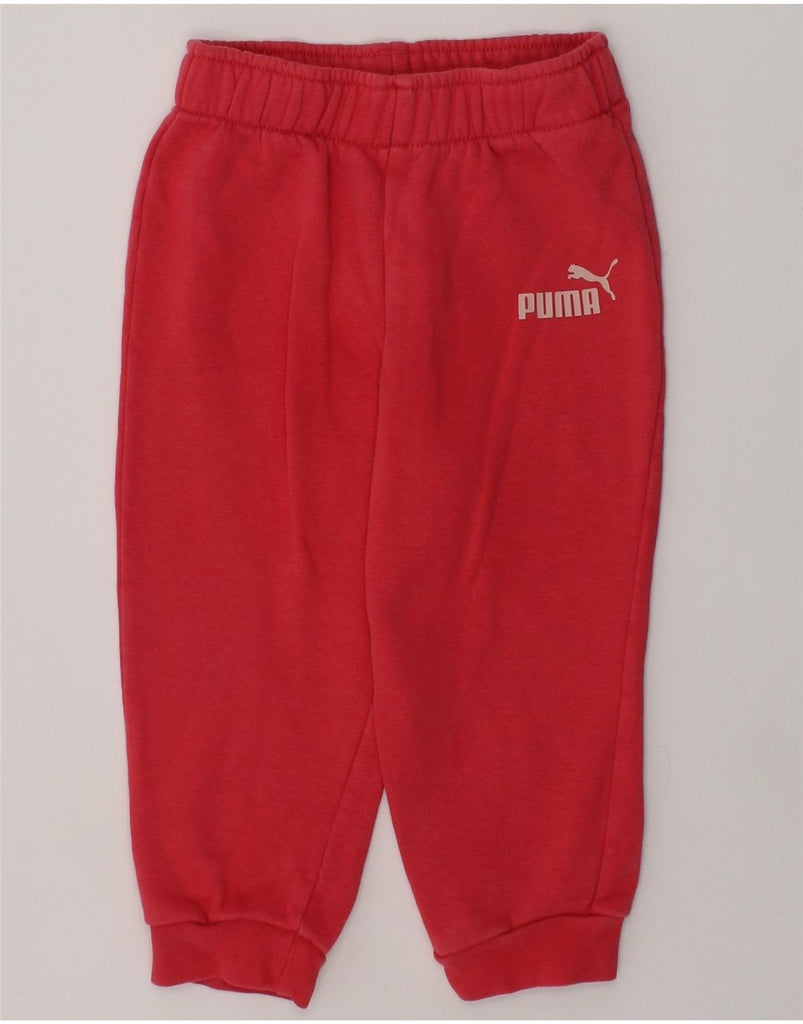 PUMA Baby Girls Joggers Trousers 18-24 Months Pink Cotton | Vintage Puma | Thrift | Second-Hand Puma | Used Clothing | Messina Hembry 