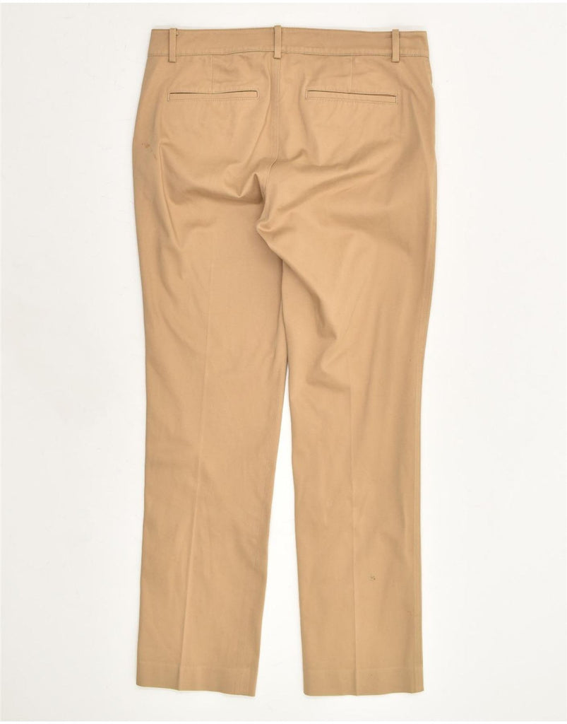 RALPH LAUREN Womens Slim Casual Trousers US 8 Medium W32 L29 Beige Cotton | Vintage Ralph Lauren | Thrift | Second-Hand Ralph Lauren | Used Clothing | Messina Hembry 