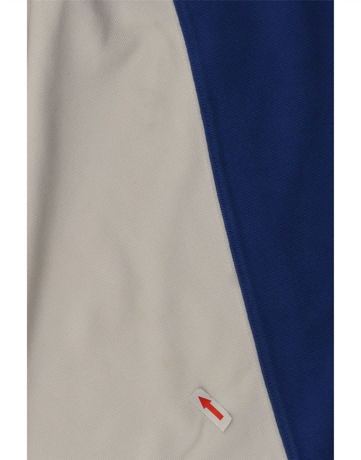 Hackett Mens Tailored Fit Graphic Rugby Polo Shirt Medium White Colourblock