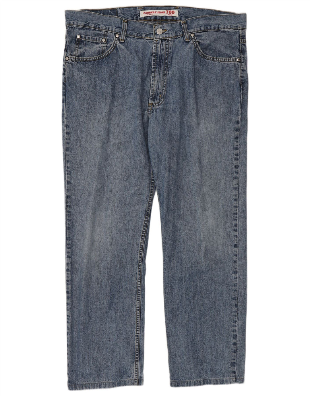 Carrera Mens 700 Regular Straight Jeans W38 L28 Blue Cotton