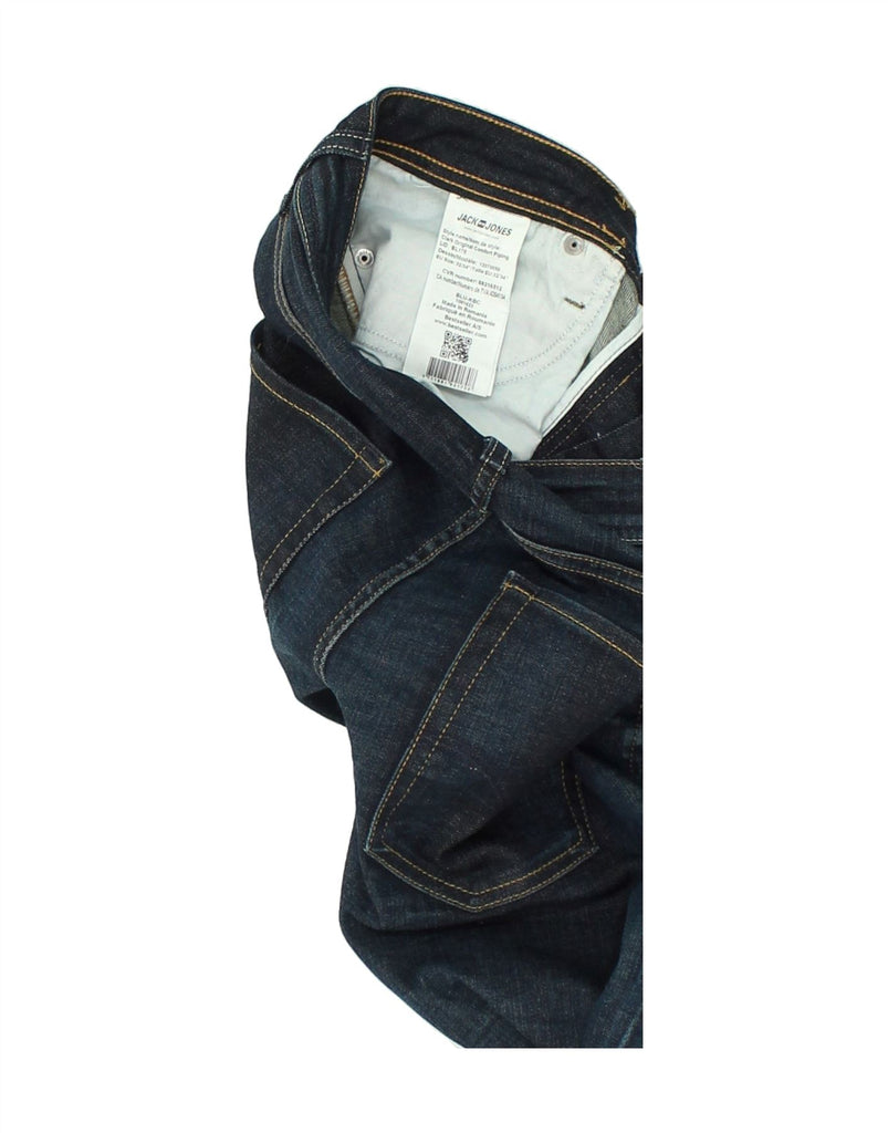 JACK & JONES Mens Straight Jeans W32 L34 Navy Blue Cotton | Vintage Jack & Jones | Thrift | Second-Hand Jack & Jones | Used Clothing | Messina Hembry 