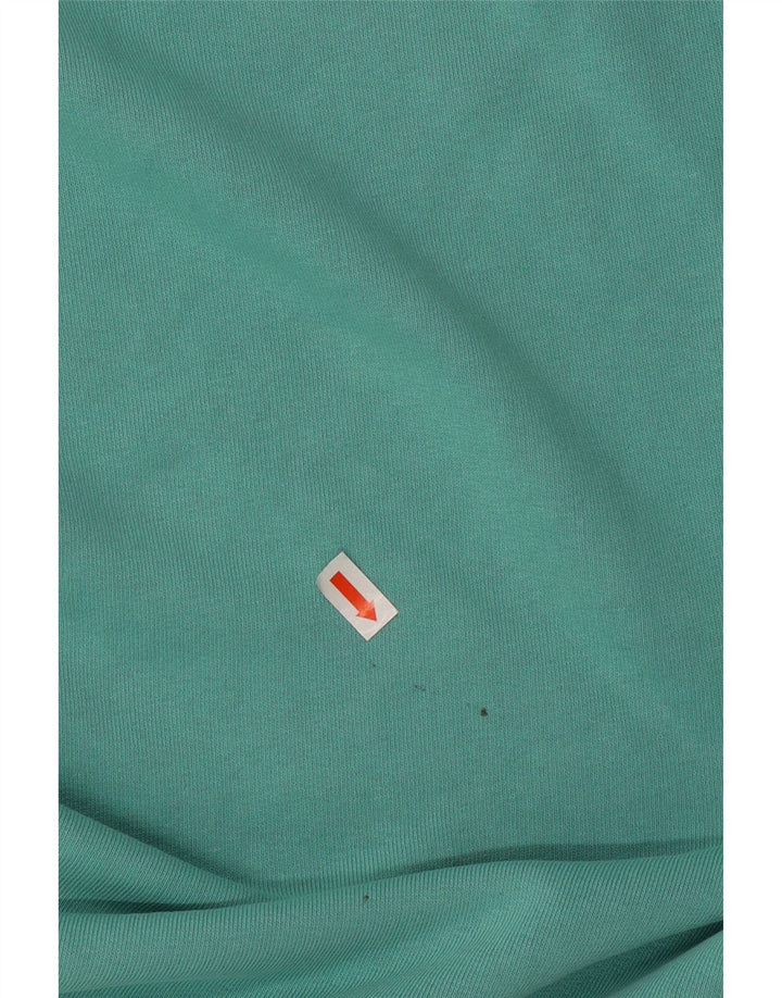 Joules Womens Oversized Sweatshirt Jumper UK 12 Medium Green Cotton