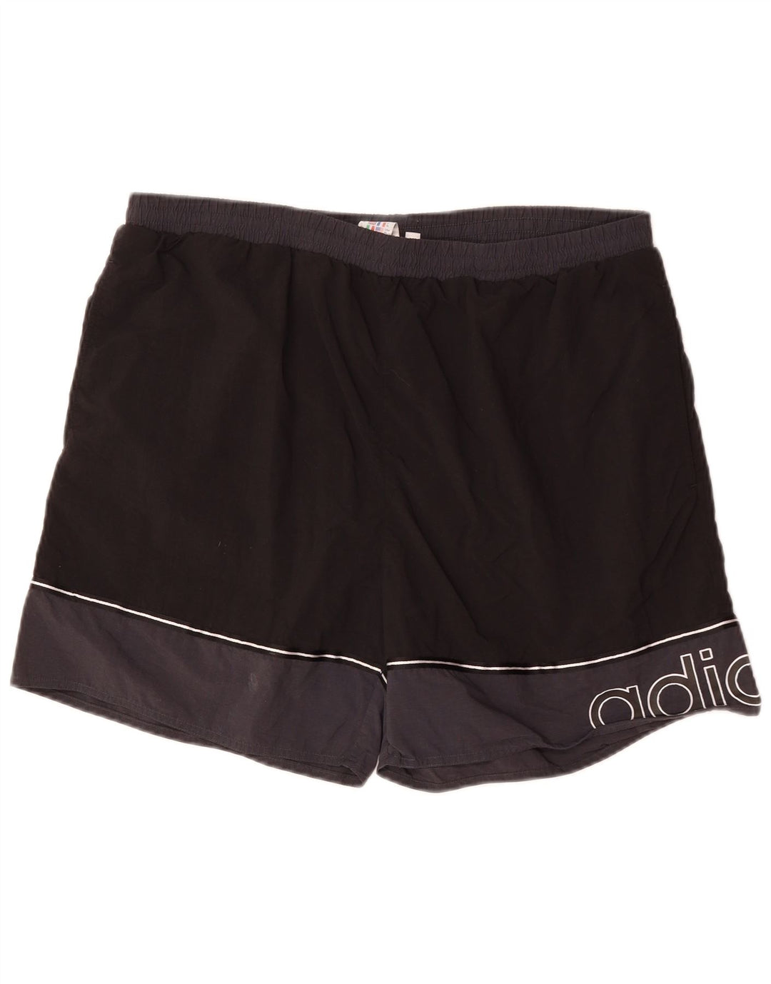 Adidas Mens Graphic Swimwear XL  Black Colourblock Polyester