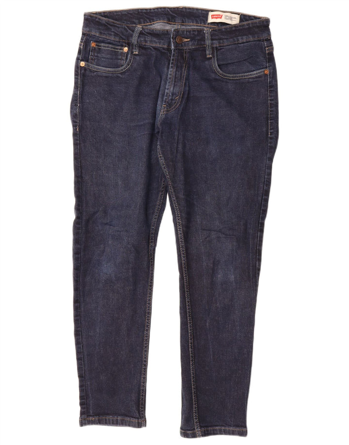 Levi's Mens Slim Jeans W36 L28 Navy Blue Cotton