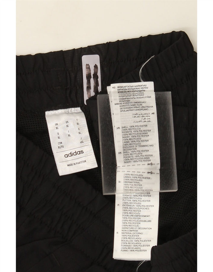 Adidas Mens Tracksuit Trousers Joggers XL  Black Polyester