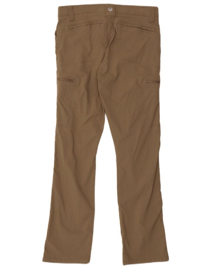 Wrangler Mens Hiking Cargo Trousers W33 L30 Khaki Nylon