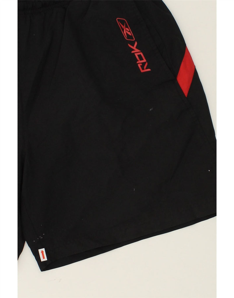 REEBOK Mens Sport Shorts Large Black | Vintage Reebok | Thrift | Second-Hand Reebok | Used Clothing | Messina Hembry 