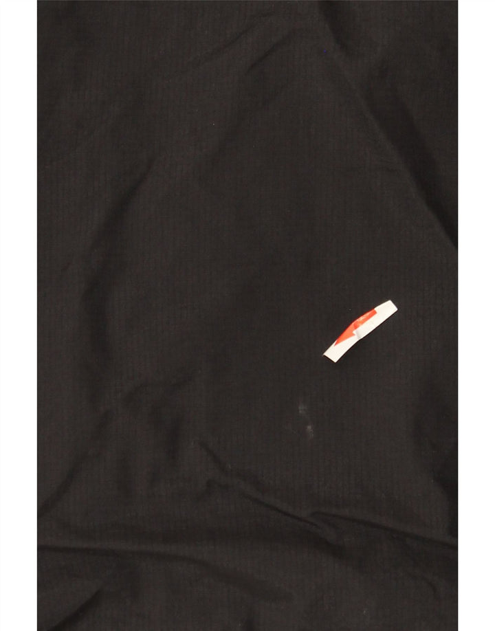 Superdry Womens Graphic Rain Jacket UK 6 XS Black Nylon