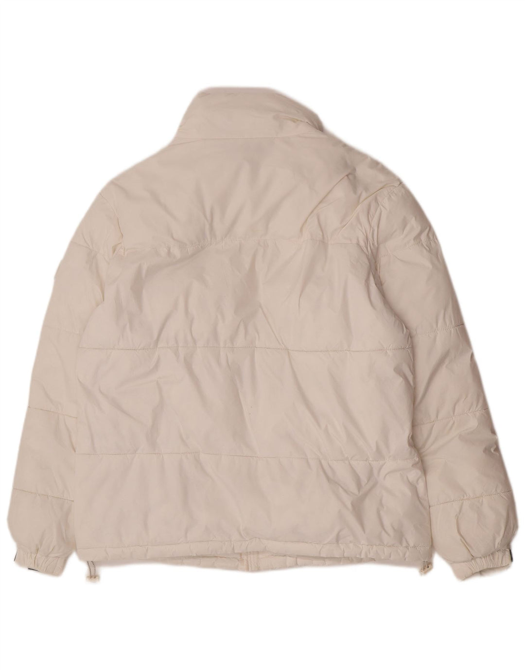 Zara Mens Loose Fit Padded Jacket UK 36 Small White Polyester