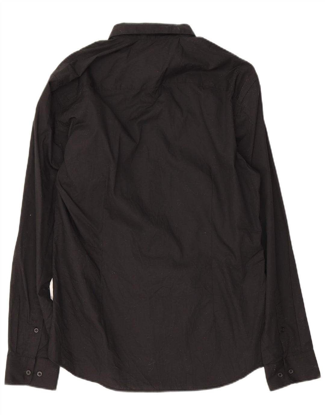Jack & Jones Mens Shirt Large Black Cotton