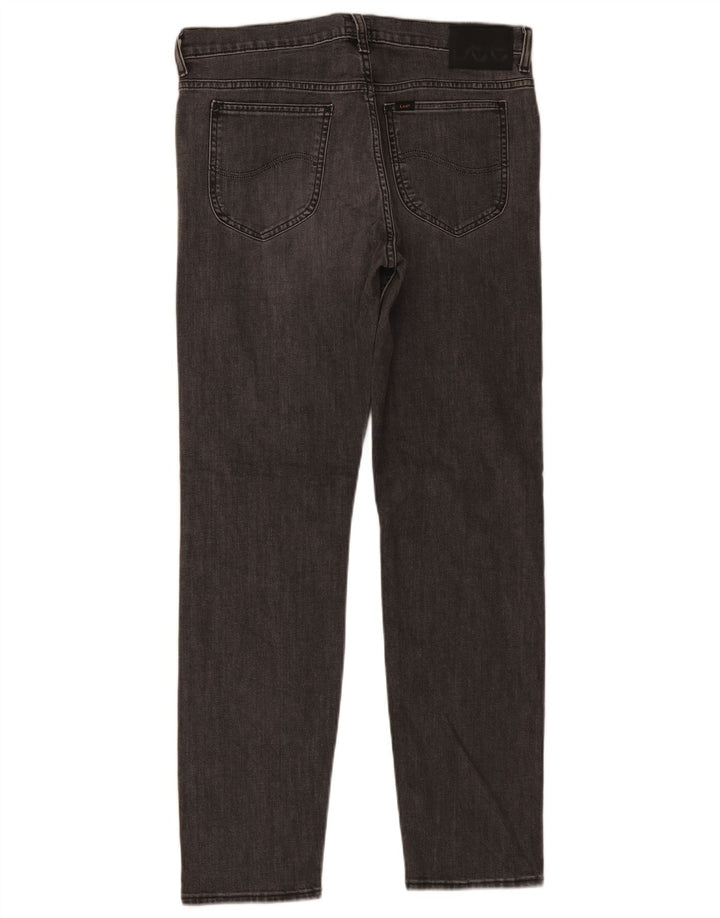 Lee Mens Rider Slim Jeans W33 L32 Grey Cotton