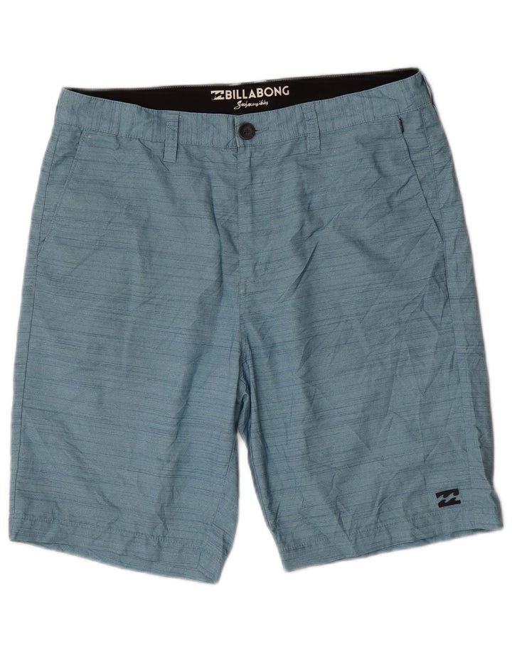 Billabong Mens Chino Shorts W32 Medium Blue Pinstripe