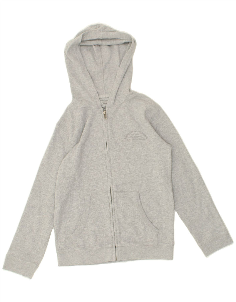 QUIKSILVER Girls Regular Fit Zip Hoodie Sweater 11-12 Years Medium Grey | Vintage Quiksilver | Thrift | Second-Hand Quiksilver | Used Clothing | Messina Hembry 