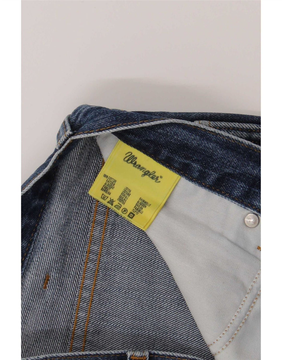 Wrangler Mens Texas Straight Jeans W36 L32 Blue Cotton