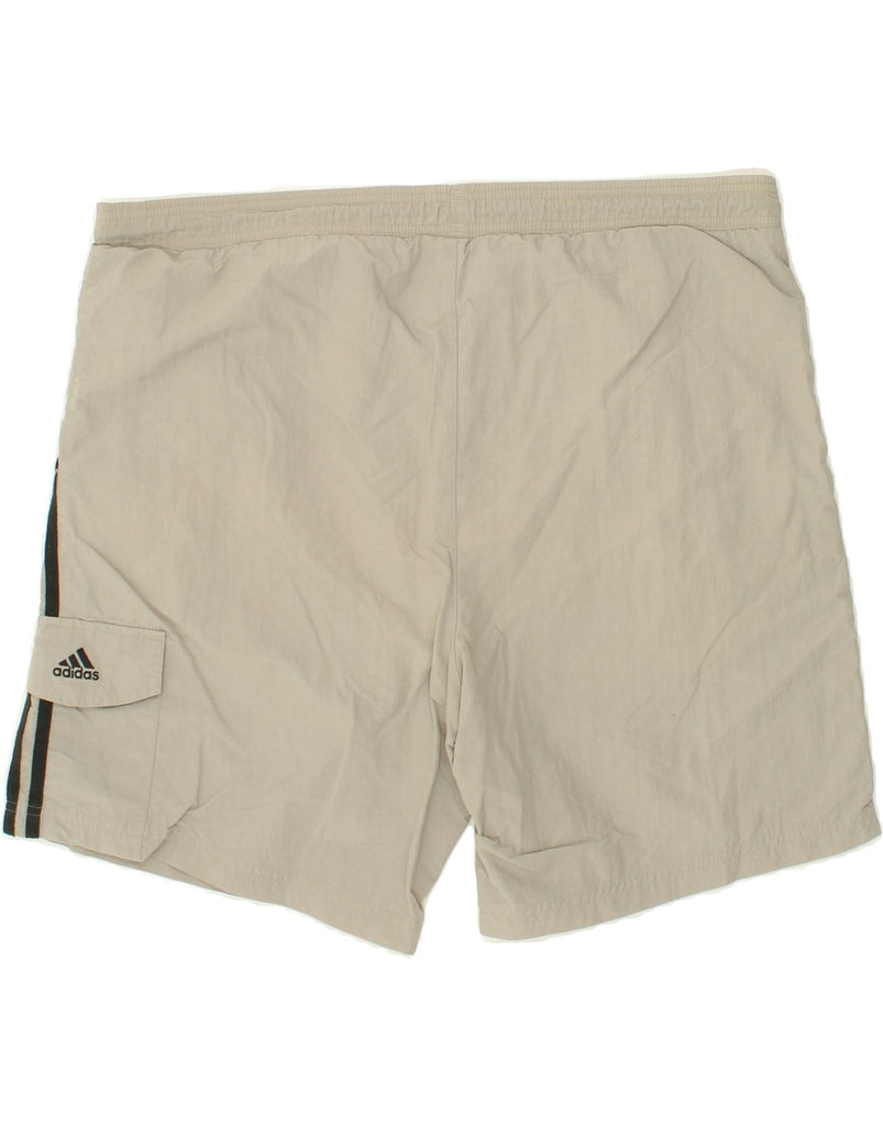 ADIDAS Mens Sport Shorts Large Beige Polyamide Vintage Adidas and Second-Hand Adidas from Messina Hembry 