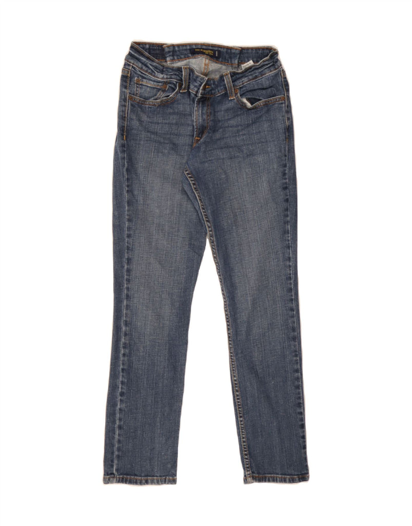 LEVI'S Womens 524 Super Low Slim Jeans US 9 Medium W28 L29 Navy Blue Vintage Levi's and Second-Hand Levi's from Messina Hembry 